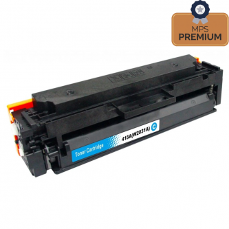 Toner Compatibile HP 415A - W2031A - Ciano - MPS Premium - 2400 Pagine