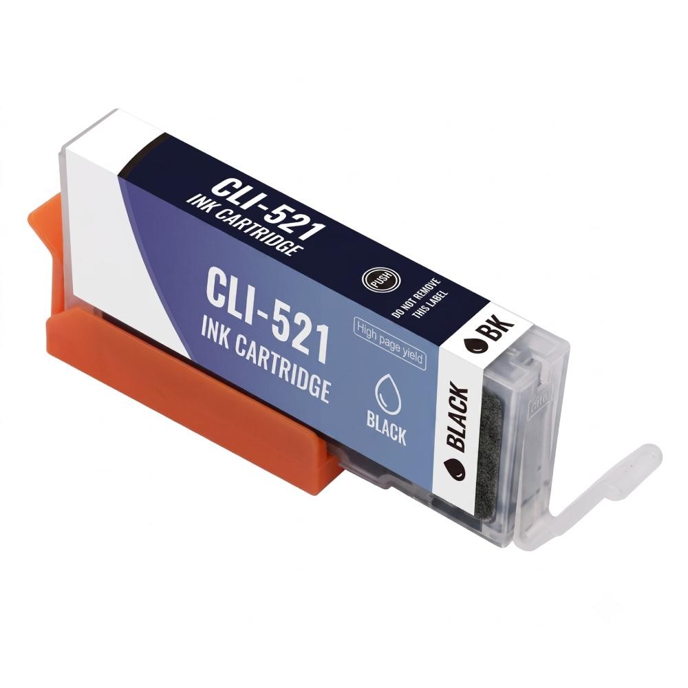 Cartuccia Compatibile CANON CLI-521BK - 2933B001 - Nero - 10ml
