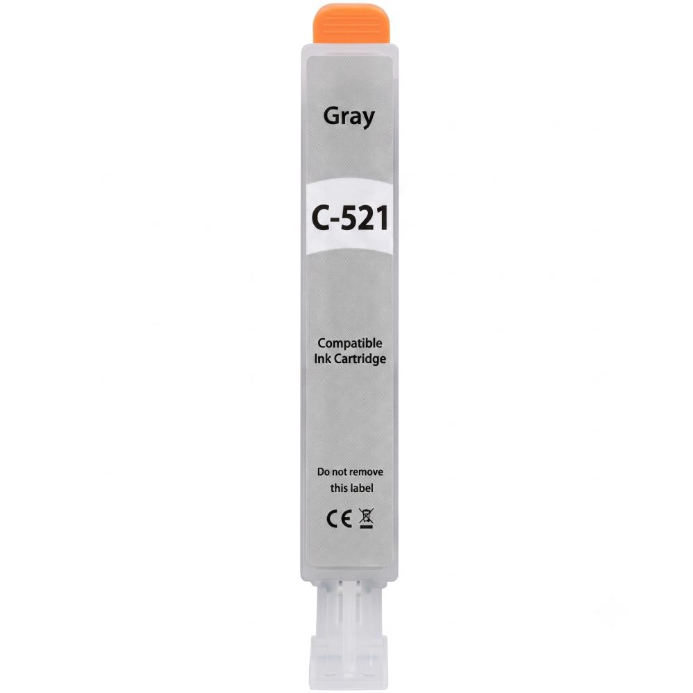 Cartuccia Compatibile CANON CLI-521GY - 2937B001 - Grigio - 10ml